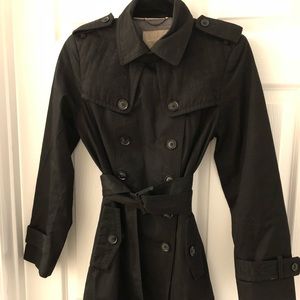 Banana Republic Black Trench Coat